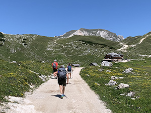 Verso il Rifugio Sennes