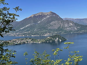 Panorana sul Promontorio di Bellagio e i Monti Crocione e Tremezzo