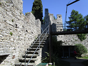 Il cortile interno del castello