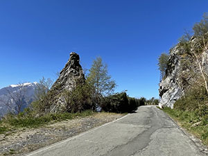 Un tratto su asfalto