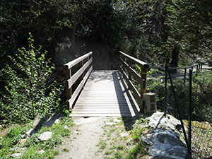 Il ponte sul Torrente Valle Grande