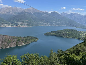 Vista sul Laghetto di Piona