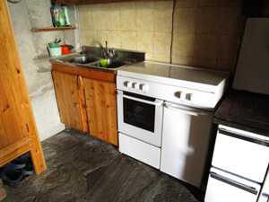 Interno del bivacco