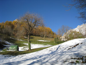 Panorama dal sentiero 1 variante alla parte finale del primo itinerario