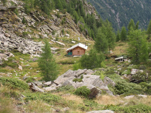 La conca con il bivacco