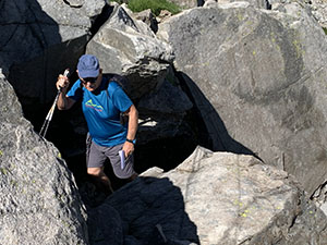 Nella ganda tra i Laghi Berseeli e Azzurro