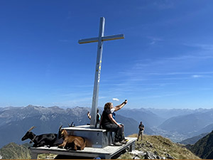 La Croce sulla vetta del M. Tamaro