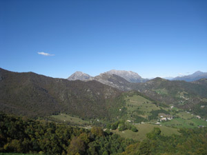 Panorama verso Morterone