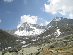 Panorama salendo al rifugio
