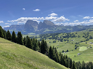 Panorama dalla Baita Tschtsch