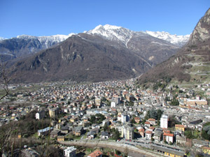 Chiavenna dal Belvedere