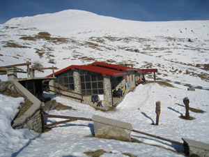 Il Rifugio e il Monte Vaccaro