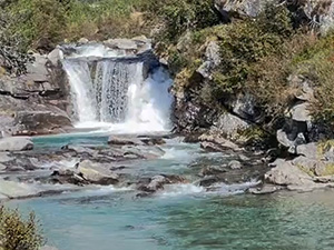 La cascata del Torrente Chiese
