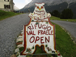 Arrivo al Rifugio Val Fraele