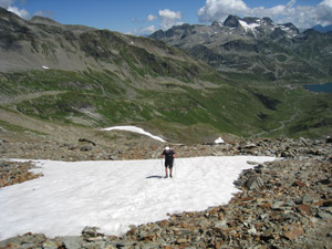 Un piccolo nevaio