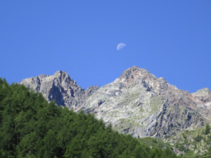 Le cime alla testata della Valle