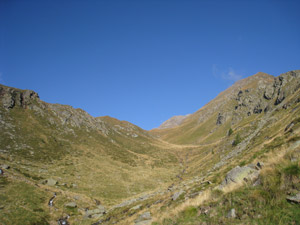 Alta Valle delle Messi oltre il rifugio