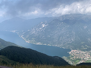 Veduta su Porlezza e il Lago di Lugano