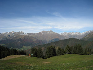 Panorama sui monti