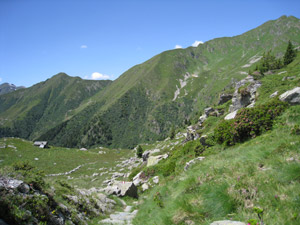 Panorama dei pressi della Baita Arietto