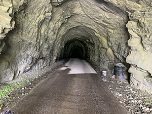 Ingresso nella galleria